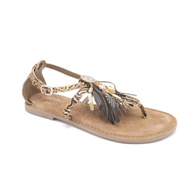 Lazamani Flip flops Ladies Toe Slippers Round/Beads South | The Little  Green Bag